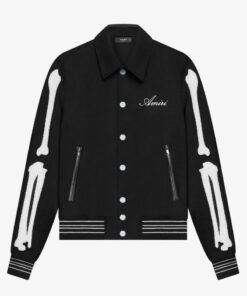 Amiri Bones Letterman Wool Jacket