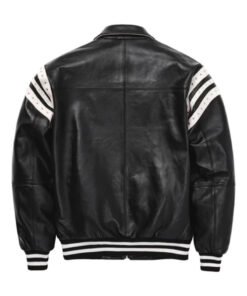 Pelle Pelle Encrusted Varsity Plush Black