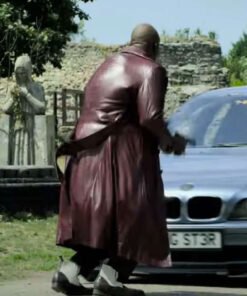 Terry Crews The Killer’s Game Brown Leather Coat