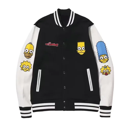 The Simpsons Varsity Jacket