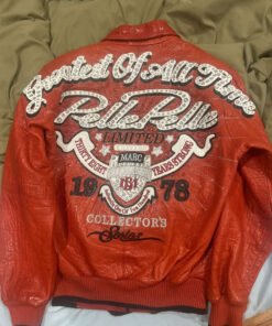 Very rare pelle pelle red jacket