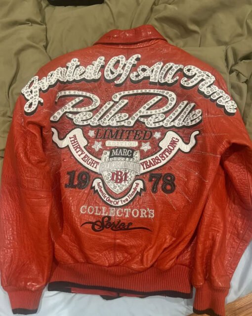 Very rare pelle pelle red jacket