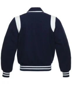 Men’s College Collared Bomber Varsity Jacket