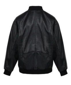 Womens Real Oversized Leather Bomber Jacket​