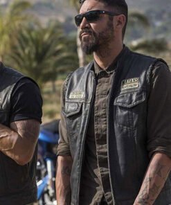 Angel Reyes Mayans M.C Leather Vest