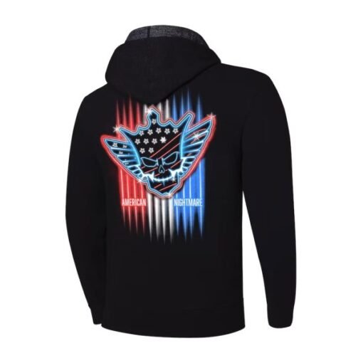 Cody Rhodes Neon American Nightmare Full-Zip Hoodie – Black