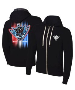 Cody Rhodes Neon American Nightmare Full-Zip Hoodie – Black