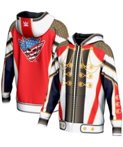 Cody Rhodes ProSphere Entrance Full-Zip Hoodie Jacket – White