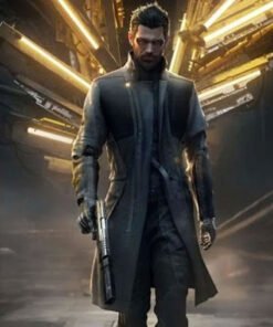 Deus Ex Mankind Divided Adam Jensen Black Trench Coat