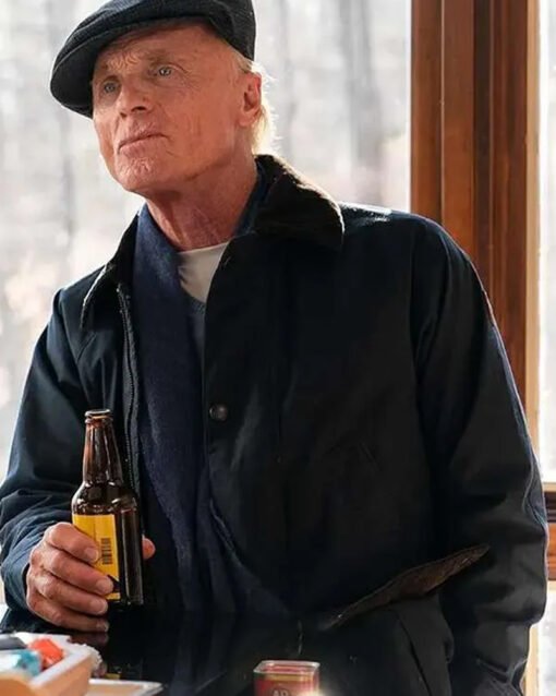 Ed Harris Riff Raff 2025 Black Long Jacket