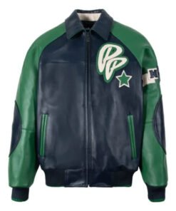Genuine Pelle Pelle Soda Club Green Black Jacket