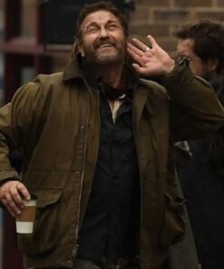 Gerard Butler Greenland Migration 2025 Green Cotton Jacket