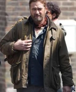 Gerard Butler Greenland Migration 2025 Green Cotton Jacket