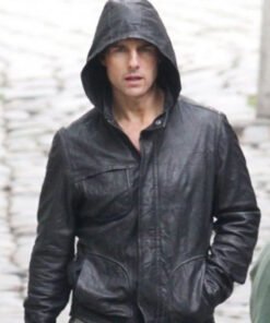Ghost Protocol Mission Impossible Black Leather Jacket