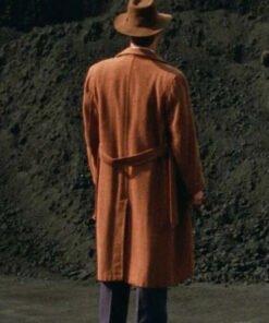 Guy Pearce The Brutalist 2025 Brown Coat