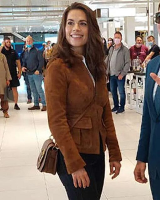 Hayley Atwell Mission Impossible 7 Suede Leather Jacket