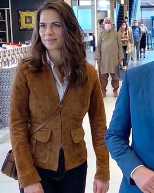 Hayley Atwell Mission Impossible 7 Suede Leather Jacket