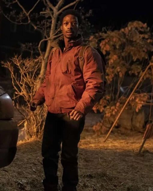 Henry Burrell The Last of Us Red Bomber Jacket