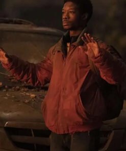 Henry Burrell The Last of Us Red Bomber Jacket