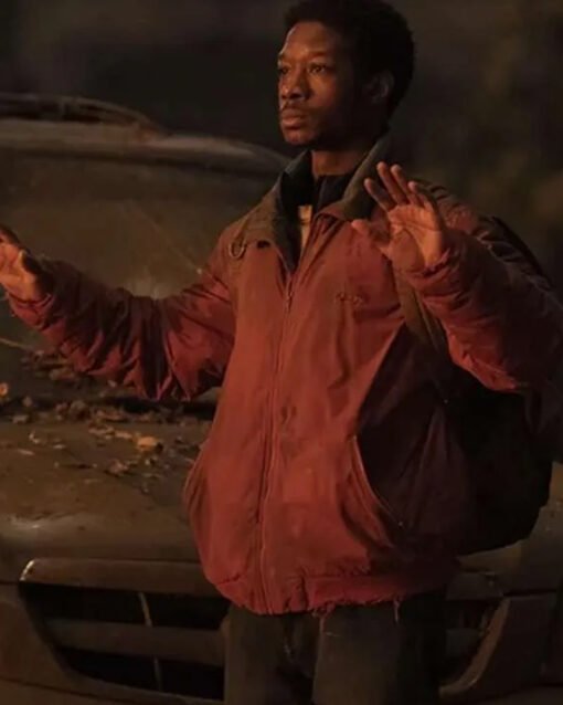 Henry Burrell The Last of Us Red Bomber Jacket