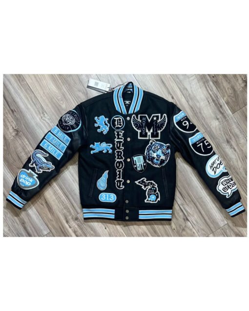 JORDAN CRAIG MOTOWN VARSITY JACKET (LION)