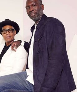 Jib Dodger Star Wars The Mandalorian Blue Suede Leather Jacket