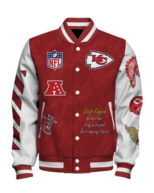 Kansas City Chiefs 4X Super Bowl LIX Champions Varsity Jacket