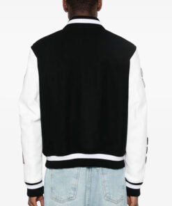 Lea appliqué varsity jacket