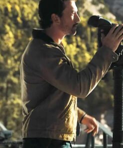 Miles Teller The Gorge 2025 Brown Jacket