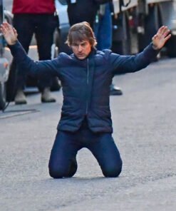 Mission Impossible 8 Tom Cruise Blue Jacket