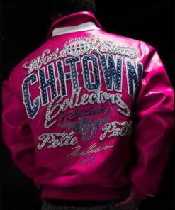Pelle Pelle Chi-Town Pink Leather Jacket