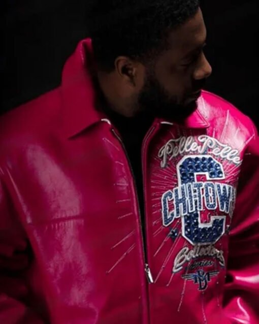 Pelle Pelle Chi-Town Pink Leather Jacket