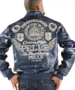 Pelle Pelle Eye On The Prize Blue Jacket