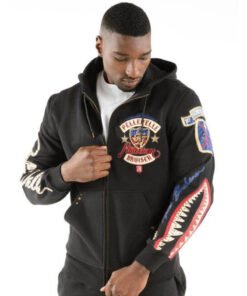 Pelle Pelle Men New American Bruiser Black Hoodie