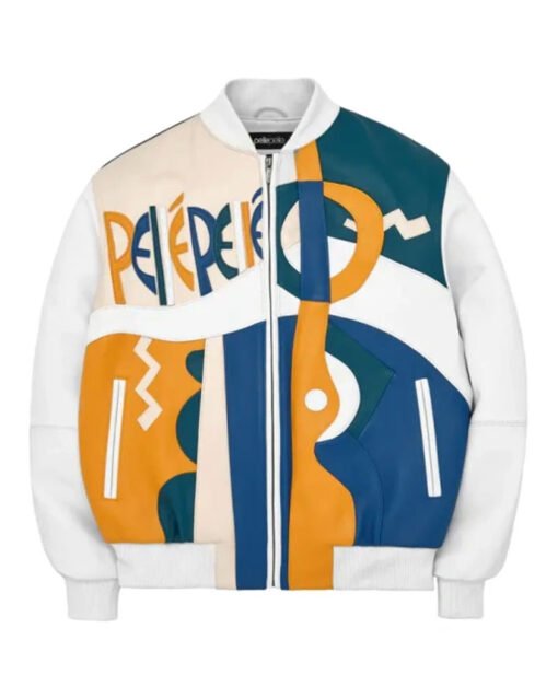 Pelle Pelle White Picasso Leather Jacket