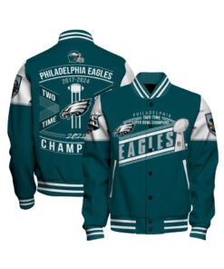 Philadelphia Eagles Super Bowl Champions 2024 Varsity Jacket
