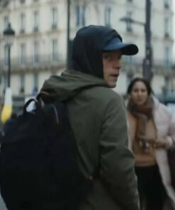 Rami Malek The Amateur 2025 Green Jacket