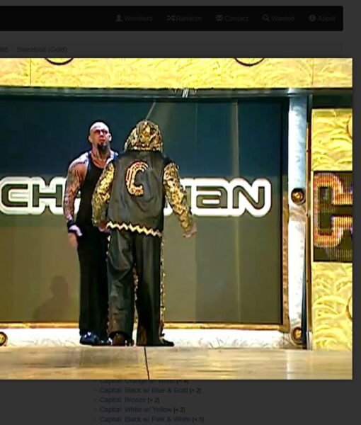 WWE Christian Gold Jacket 2005
