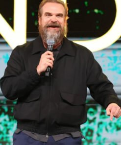 Thunderbolts 2025 Red Guardian Black Bomber Jacket