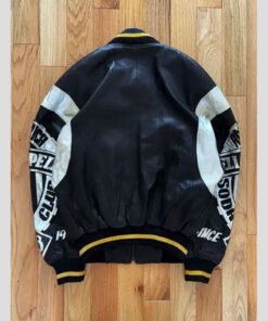 Vintage 1990s Pelle Pelle Soda Club Silver Jacket