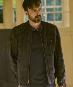 Westworld Season 4 Aaron Paul Leather Jacket