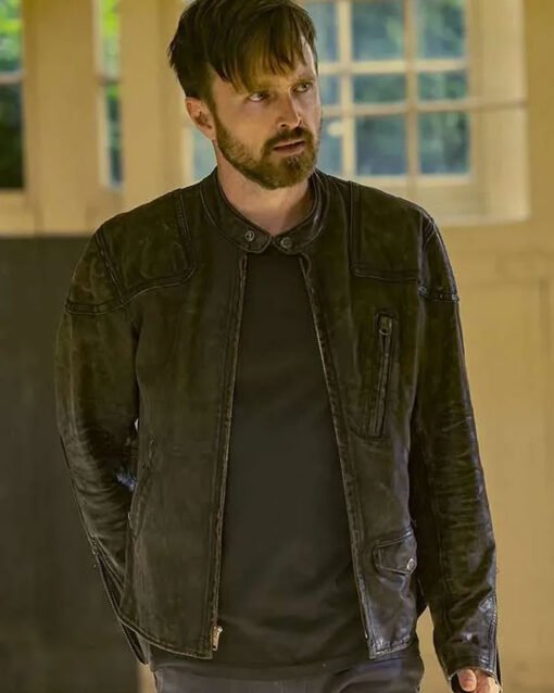 Westworld Season 4 Aaron Paul Leather Jacket