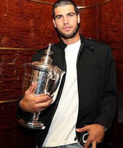 2025 US Open Champion Carlos Alcaraz Black Jacket