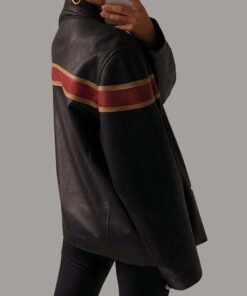 90’s Women Oversized Cafe Racer Jacket
