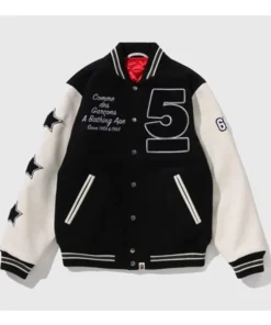 A Bathing Ape X Comme Des Garcons Osaka Varsity Jacket