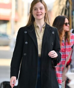 A Complete Unknown Elle Fanning Black Blazer