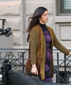 A Complete Unknown Monica Barbaro Brown Coat