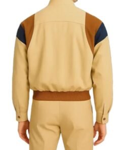 Aaron Taylor-Johnson Cotton Bomber Jacket