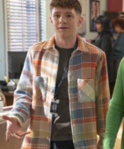 Abbott Elementary S05 Chris Perfetti Plaid Shirt Jacket