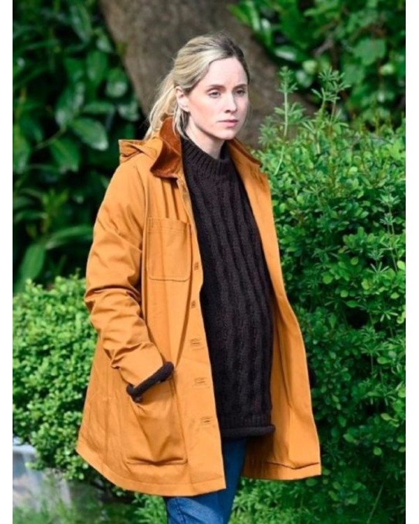 After The Flood 2024 Sophie Rundle Brown Jacket After The Flood 2024 Sophie Rundle Brown Jacket